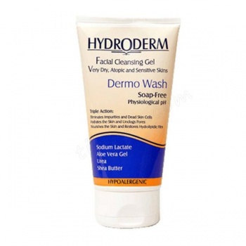ژل شستشوی صورت مناسب پوستهای خشک،خیلی خشک، اگزمایی و حساس هیدرودرم (150 گرم)