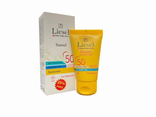 کرم ضد آفتاب پوست مختلط SPF50 سانسل لایسل (40 میلی لیتر)