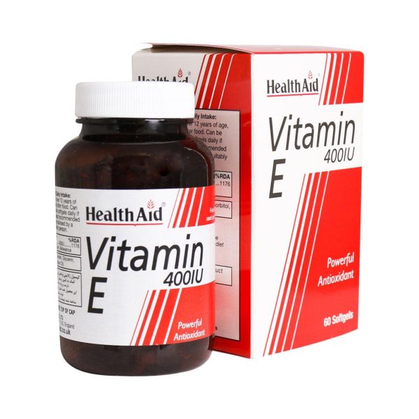 سافت ژل ویتامین E 400 واحد هلث اید (60 عددی)
