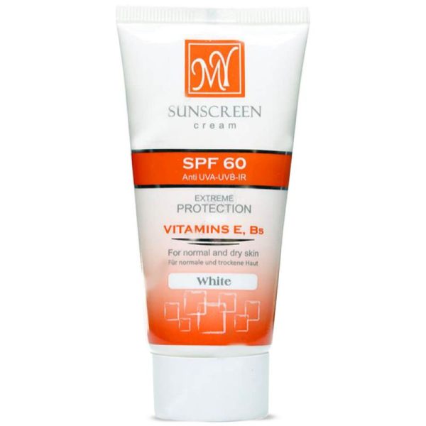 کرم ضد آفتاب SPF60 بدون رنگ ویتامینه مای (50 میلی لیتر)
